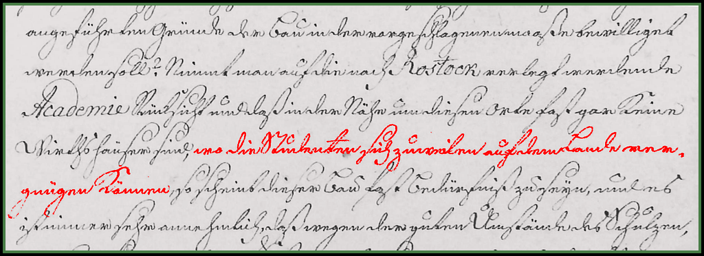 Studentenvergnügen 1789